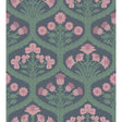 COLE & SON 116/3010.CS.0 FLORAL KINGDOM ROSE/FORES Wallpaper - Eade's Wallpaper