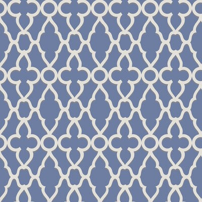 COLE & SON 116/6021.CS.0 TREILLAGE WHITE/HYACINTH Wallpaper - Eade's Wallpaper