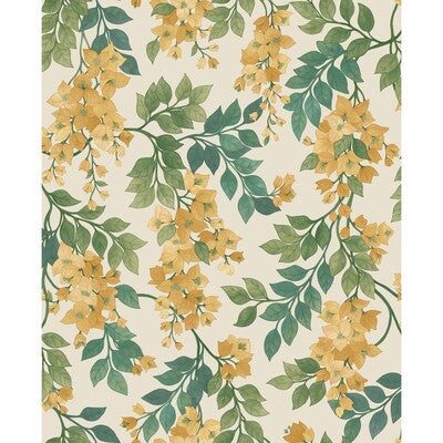 COLE & SON 117/6018.CS.0 BOUGAINVILLEA MARIGOLD/LF GRN/EMERALD/PARC Wallpaper - Eade's Wallpaper