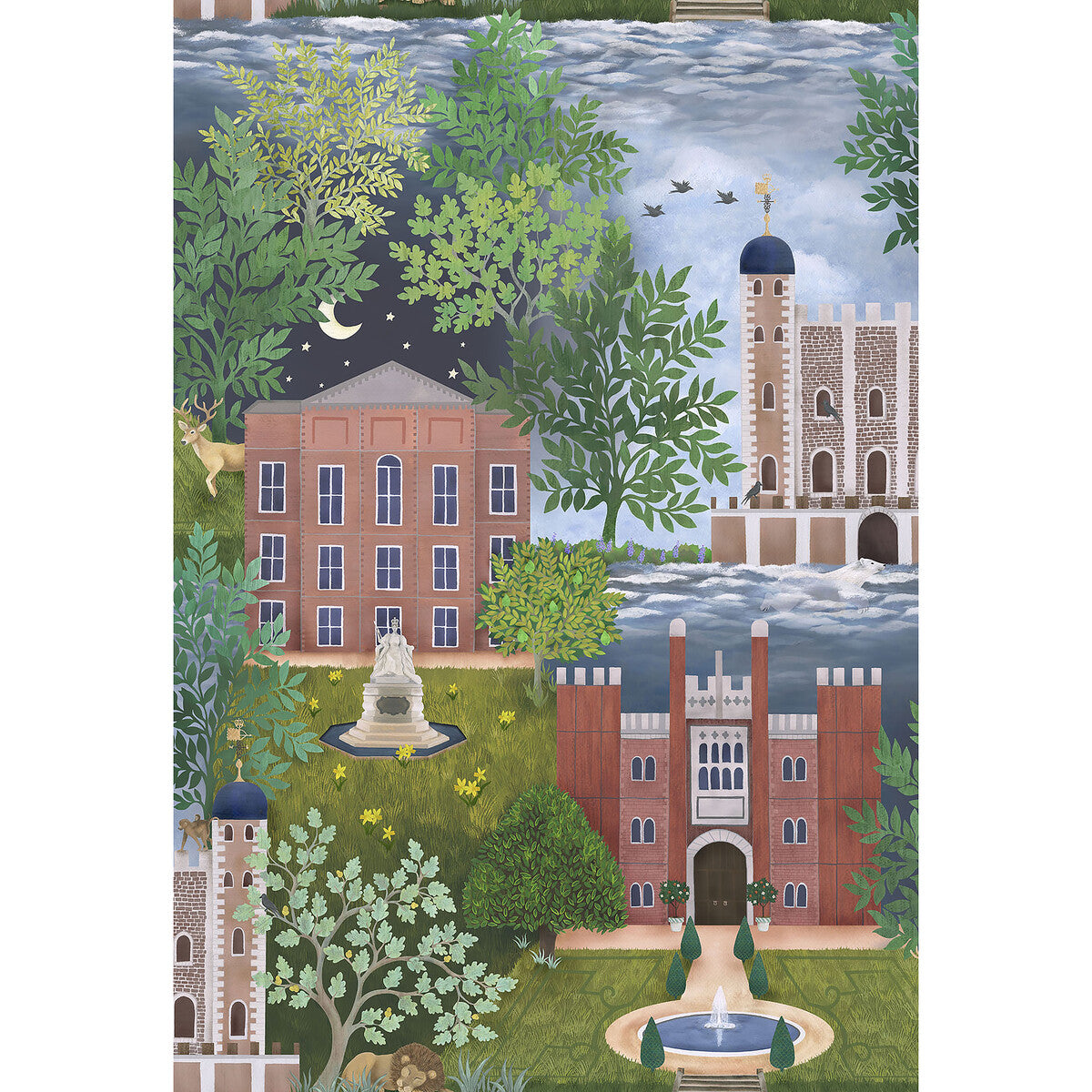 COLE & SON 118/1001.CS.0 PALACE TALES TERRACOTTA Wallpaper - Eade's Wallpaper