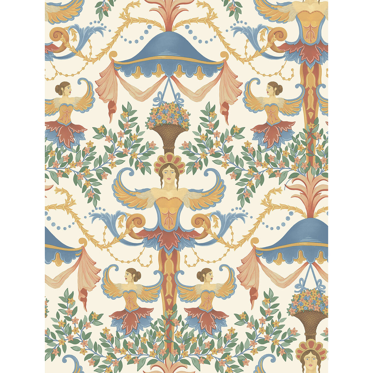 COLE & SON 118/12028.CS.0 CHAMBER ANGELS MARIGOLD Wallpaper - Eade's Wallpaper