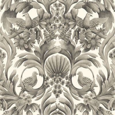 COLE & SON 118/9020.CS.0 GIBBONS CARVING SOOT/STON Wallpaper - Eade's Wallpaper