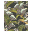 COLE & SON 119/1002.CS.0 HOOPOE LEAVES OLIVE BLACK Wallpaper - Eade's Wallpaper