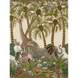 COLE & SON 119/11047.CS.0 LETABA MARCH GRASSCLOTH SPGRN&GNGR/CRM Wallpaper - Eade's Wallpaper