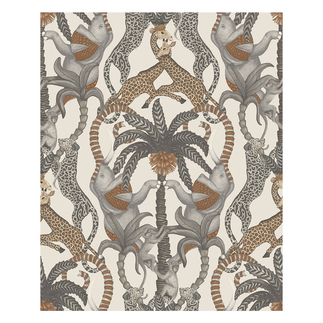 COLE & SON 119/2010.CS.0 SAFARI TOTEM GNGR&TP/PRCHMNT Wallpaper - Eade's Wallpaper
