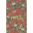 COLE & SON 119/3014.CS.0 SATARA SOOT&METGLD/ROUGE Wallpaper - Eade's Wallpaper