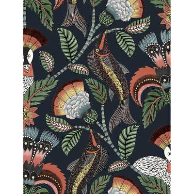 COLE & SON 119/8037.CS.0 NENE TANGERINE INK Wallpaper - Eade's Wallpaper