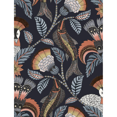 COLE & SON 119/8038.CS.0 NENE TERRACOTTA MIDNIGHT Wallpaper - Eade's Wallpaper