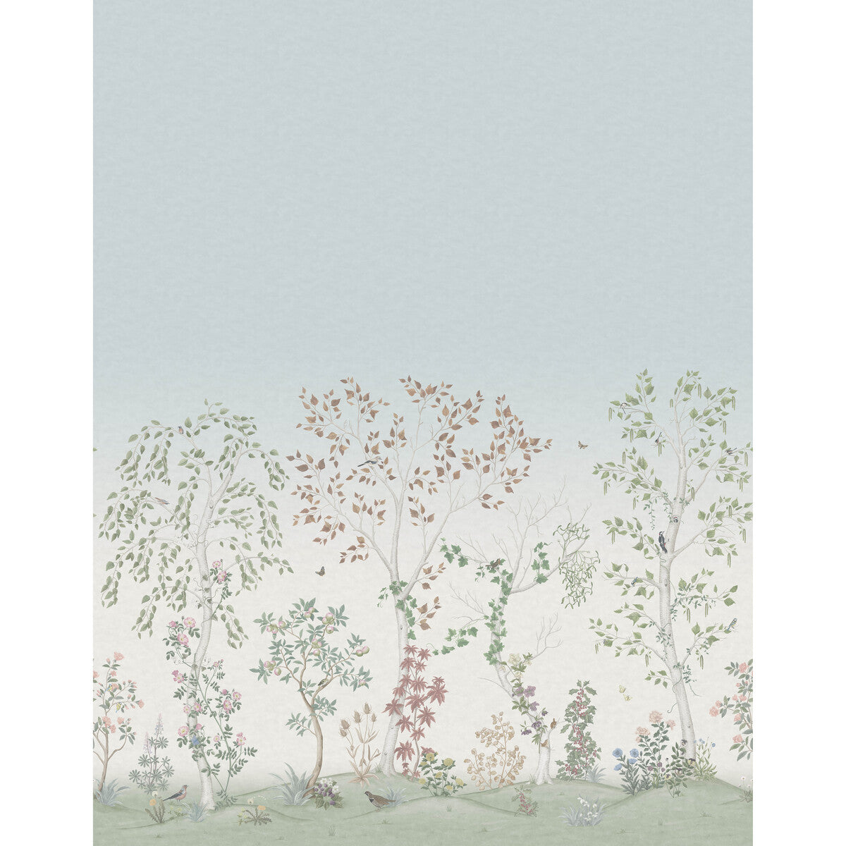 COLE & SON 120/6018.CS.0 SEASONAL WOODS CLEAR SKIES Wallpaper - Eade's Wallpaper