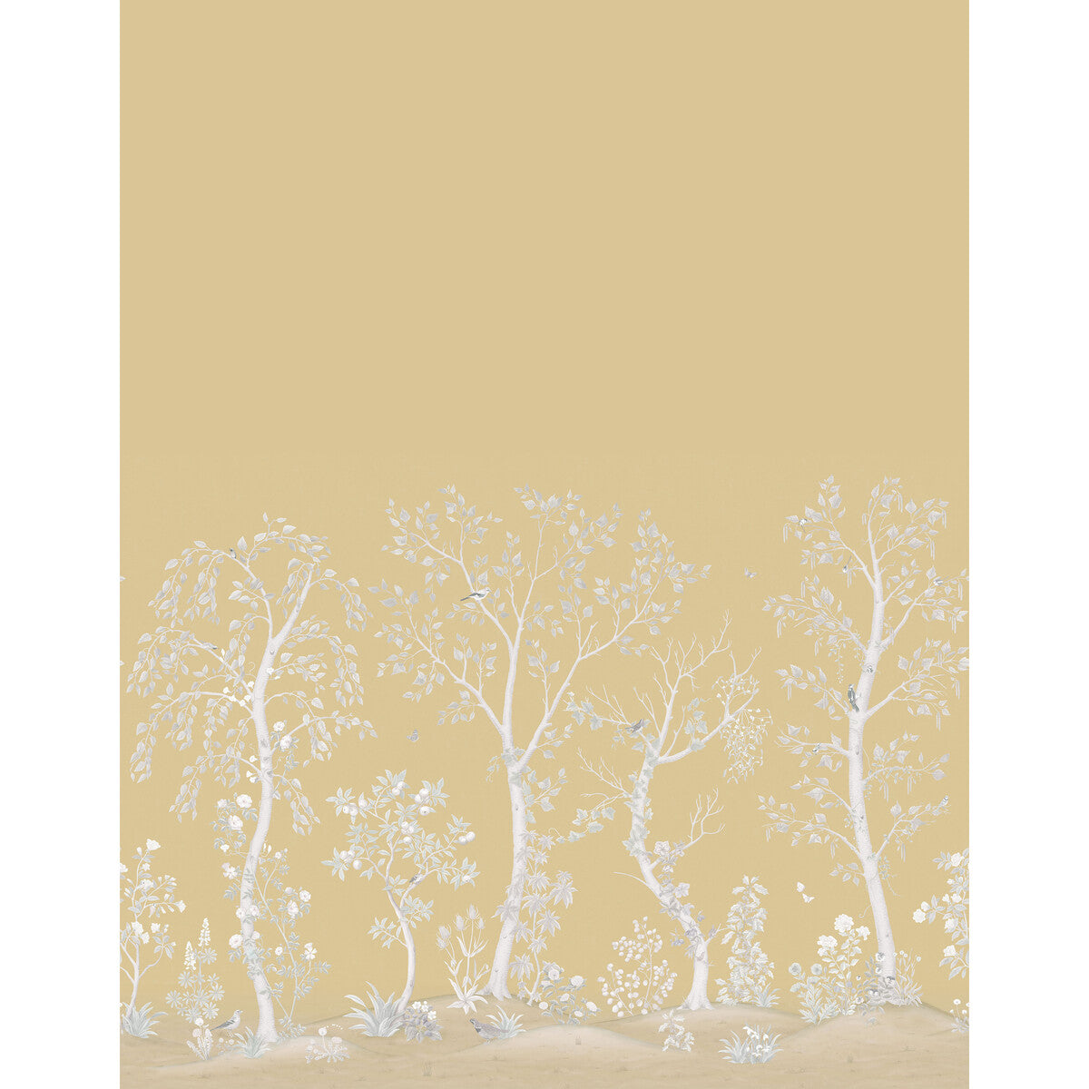 COLE & SON 120/6024M.CS.0 SEASONAL WOODS GOLD PEARL Wallpaper - Eade's Wallpaper