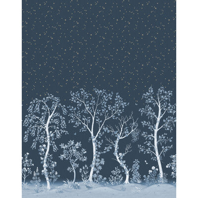 COLE & SON 120/6025.CS.0 SEASONAL WOODS MIDNIGHT Wallpaper - Eade's Wallpaper