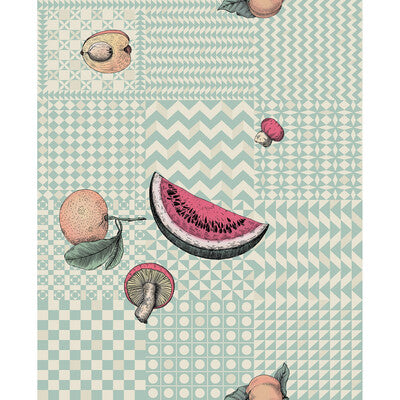 COLE & SON 123/6029.CS.0 FRUTTA E GEOMETRICO PASTEL Wallpaper - Eade's Wallpaper