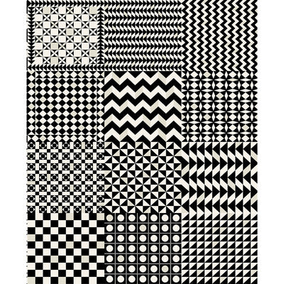 COLE & SON 123/7032.CS.0 GEOMETRICO BLACK & WHITE Wallpaper - Eade's Wallpaper