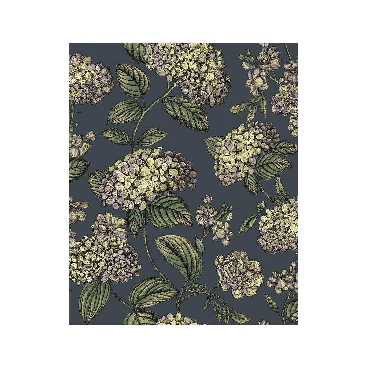 COLE & SON 123/8042.CS.0 RAMO DI ORTENSIA INK Wallpaper - Eade's Wallpaper