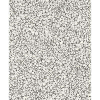 COLE & SON 123/9043.CS.0 ORTENSIA BLACK & WHITE Wallpaper - Eade's Wallpaper