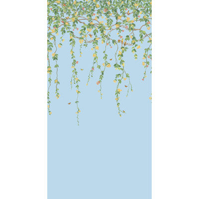COLE & SON 124/2011.CS.0 HUMMINGBIRDS FLORA BLUE Mural - COLE & SON SELECTION OF HUMMINGBIRDS