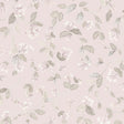 COLE & SON 124/3021.CS.0 FLORA PINK/GREY Fabric - COLE & SON SELECTION OF HUMMINGBIRDS
