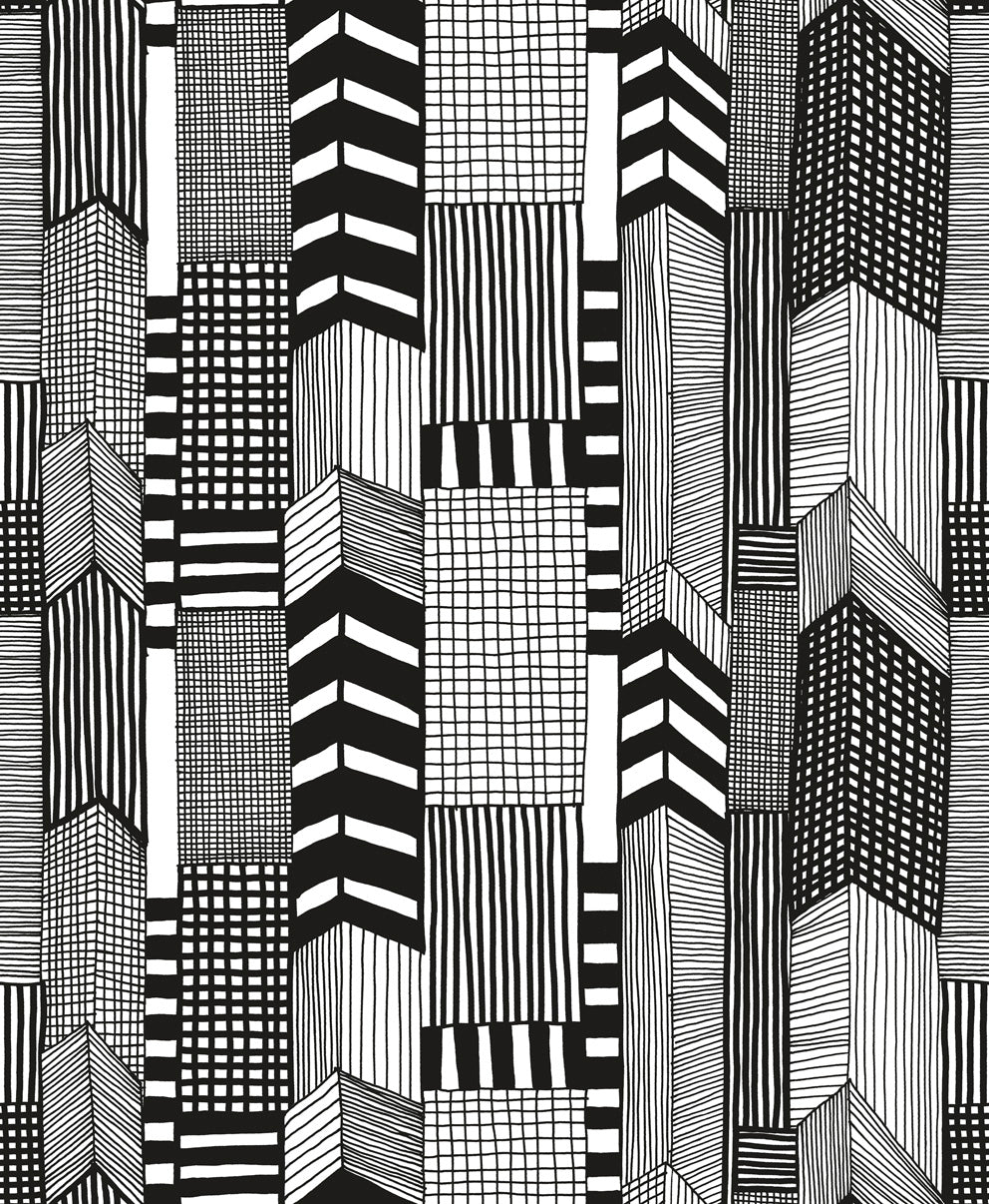 Marimekko 14111X Ruutukaava Wallpaper