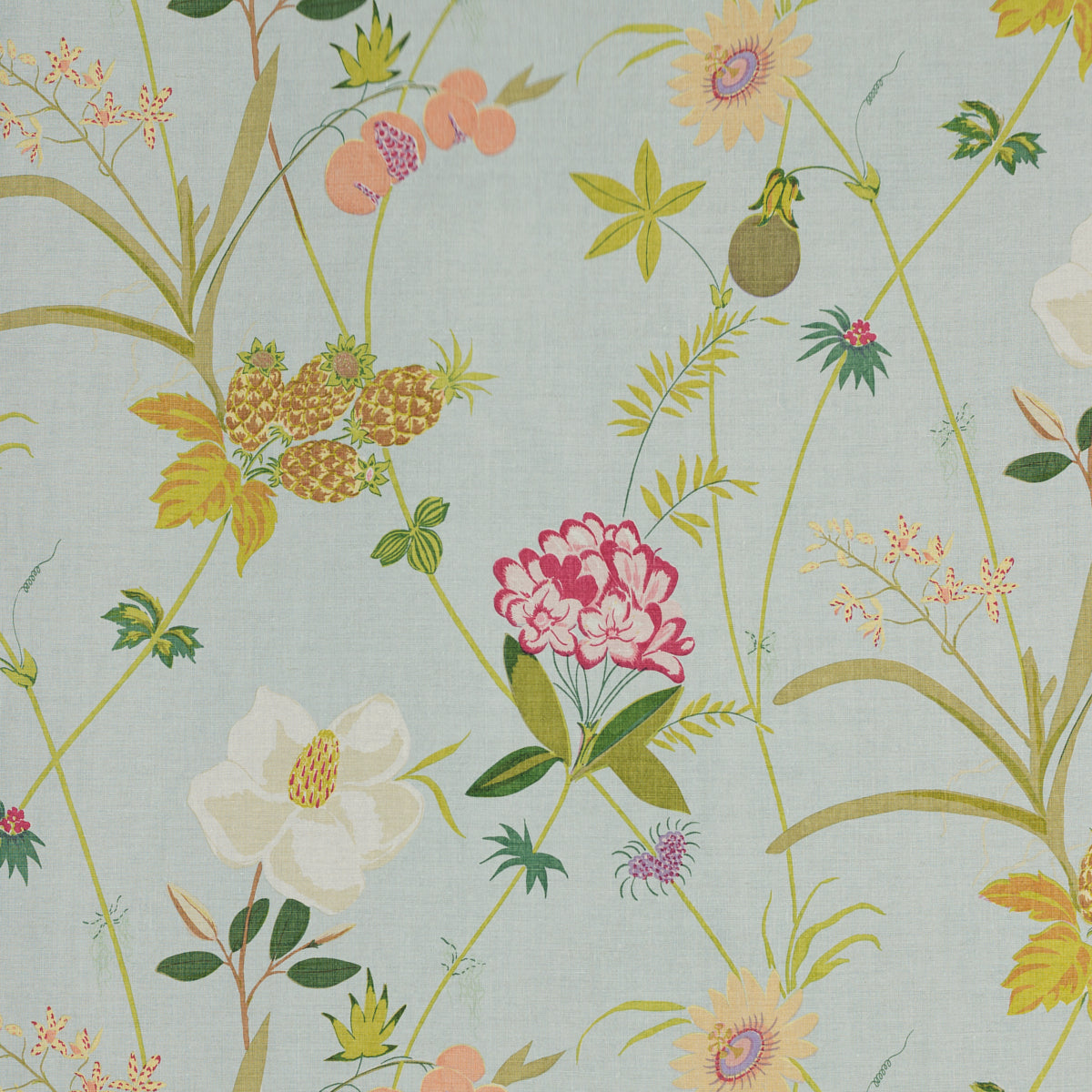 Schumacher 151N67 SECRET GARDEN BY RAOUL in ROBIN'S EGG Fabr