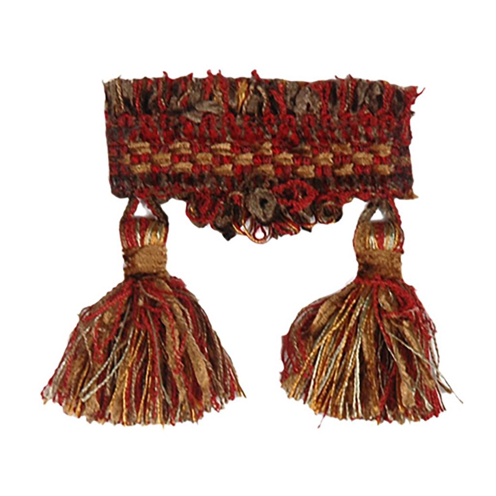 Eade's RMCoco-T1114A4-sample MERLOT TASSEL FRINGE