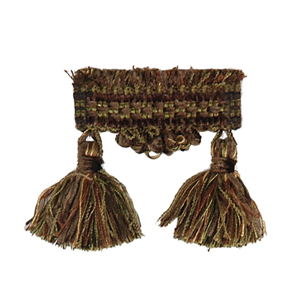 Eade's RMCoco-T1114A38-sample MOCHA THYME TASSEL FRINGE