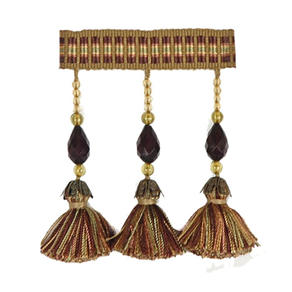 RM Coco T1115 BEAD TASSEL F MOCHA THYME BEAD TASSEL F - Eade's