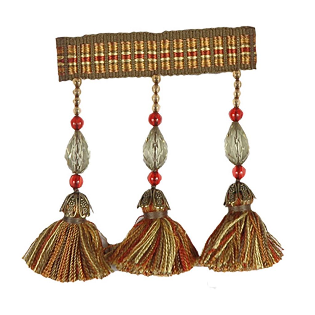 RM Coco T1115 BEAD TASSEL F MING FOREST BEAD TSL FRIN - Eade's