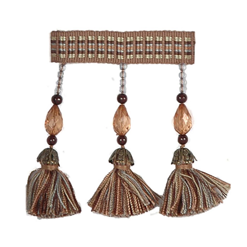 RM Coco T1115 BEAD TASSEL F SPOT ROBIN EGG BEAD TASSE - Eade's