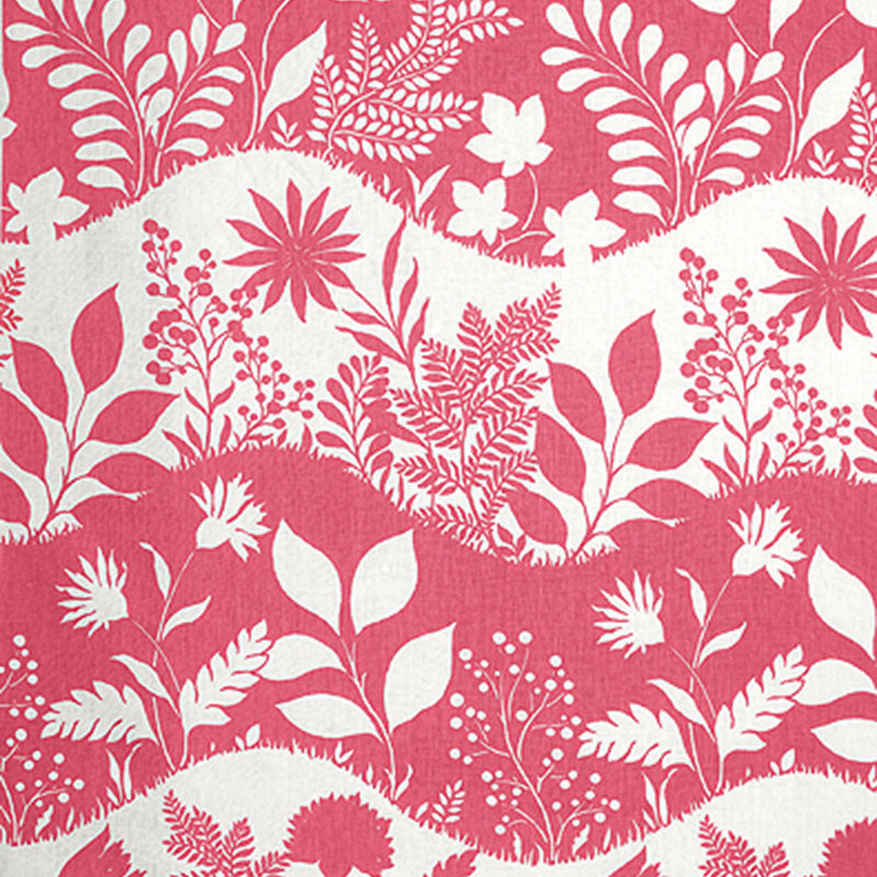 Schumacher 173971 GOOD DAY SUNSHINE in FLAMINGO Fabric - EXU