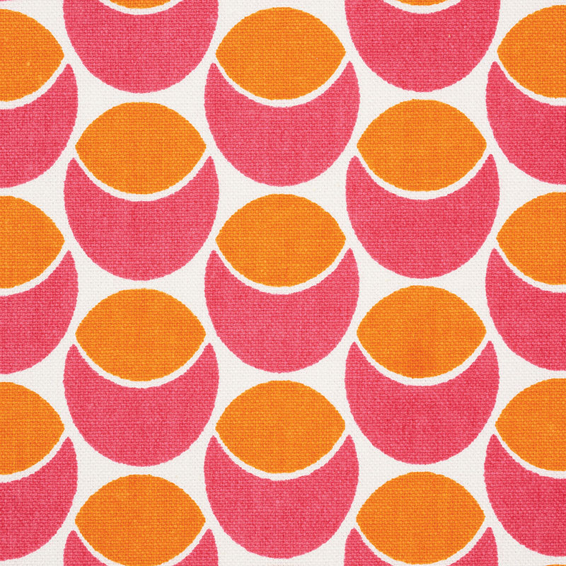 Schumacher 177153 BUDS in PINK & ORANGE Fabric - STUDIO BON