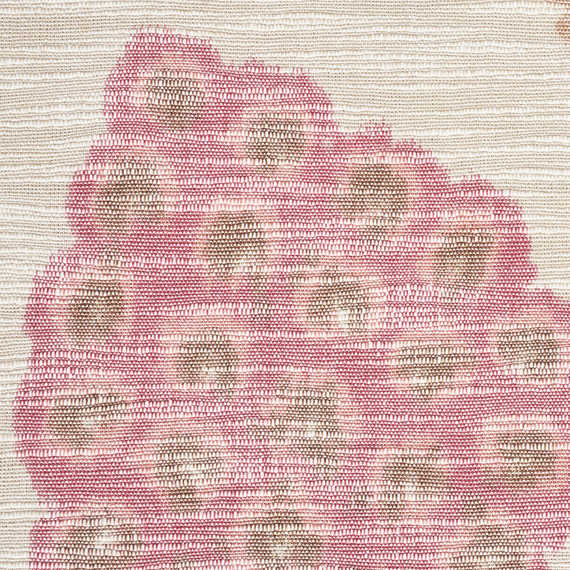 Schumacher 177990 ANNABEL WARP PRINT in ROSE Fabric - NEW TR