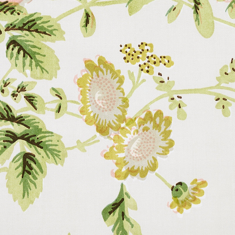 Schumacher 178155 SALISBURY CHINTZ in BLUSH Fabric - PERENNI