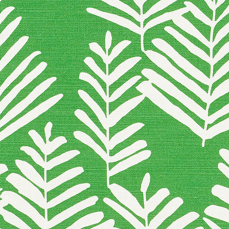 Schumacher Fern Silhouette Green Fabric