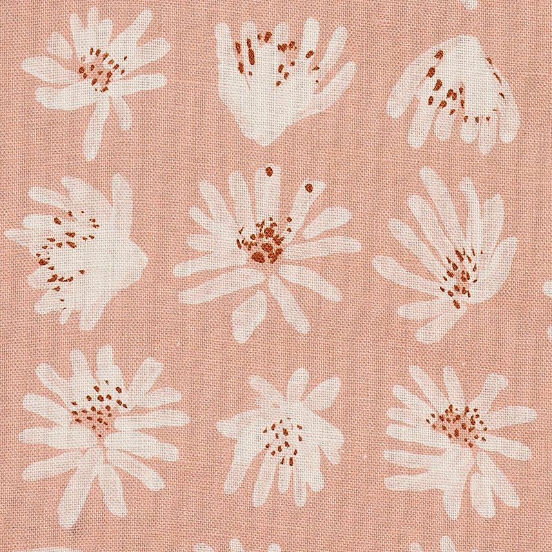 Schumacher 179722 MEADOW ROCK in BLUSH Fabric - CAROLINE Z H