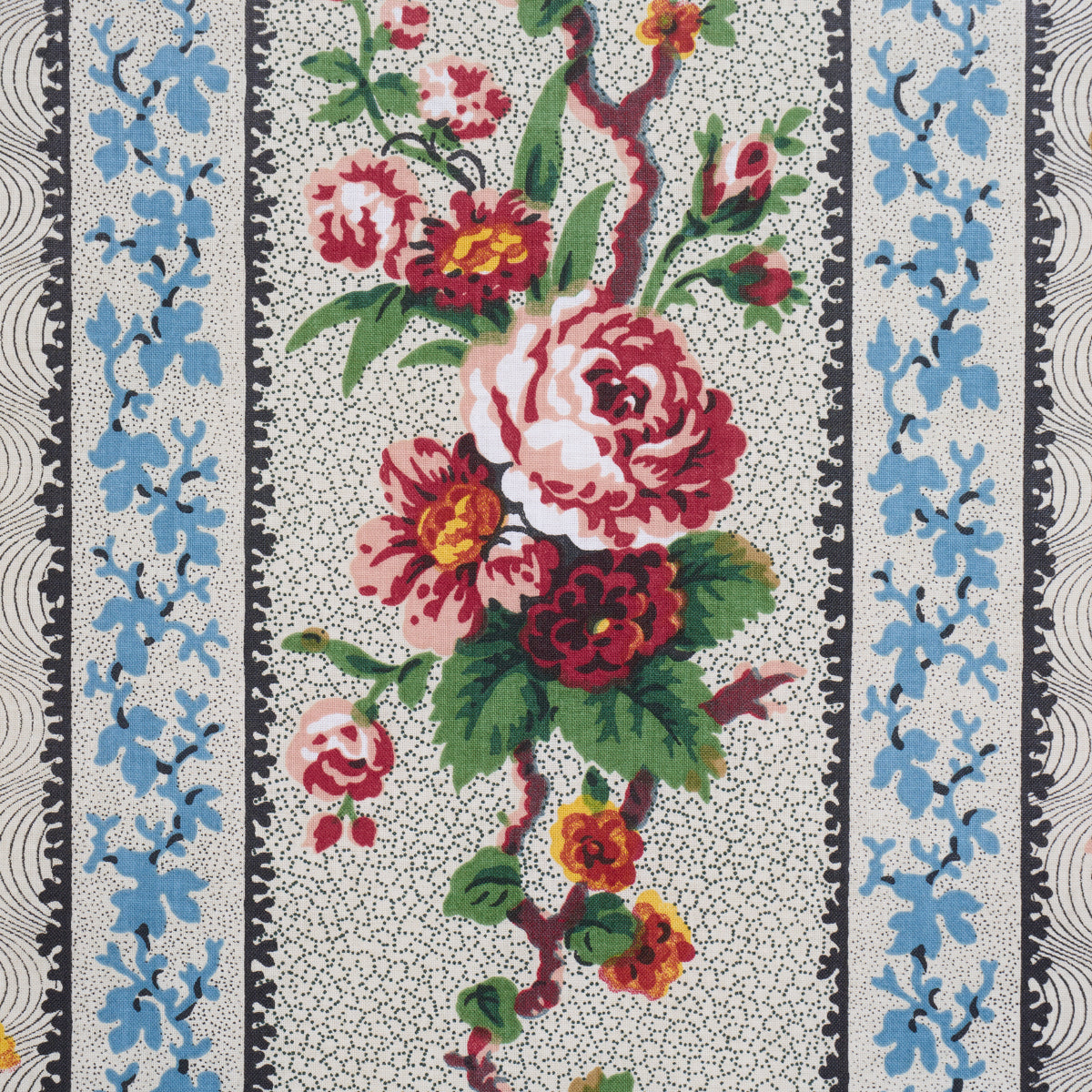 Schumacher 182040 ELIZABETH CHINTZ in ROSE Fabric - RITA KON