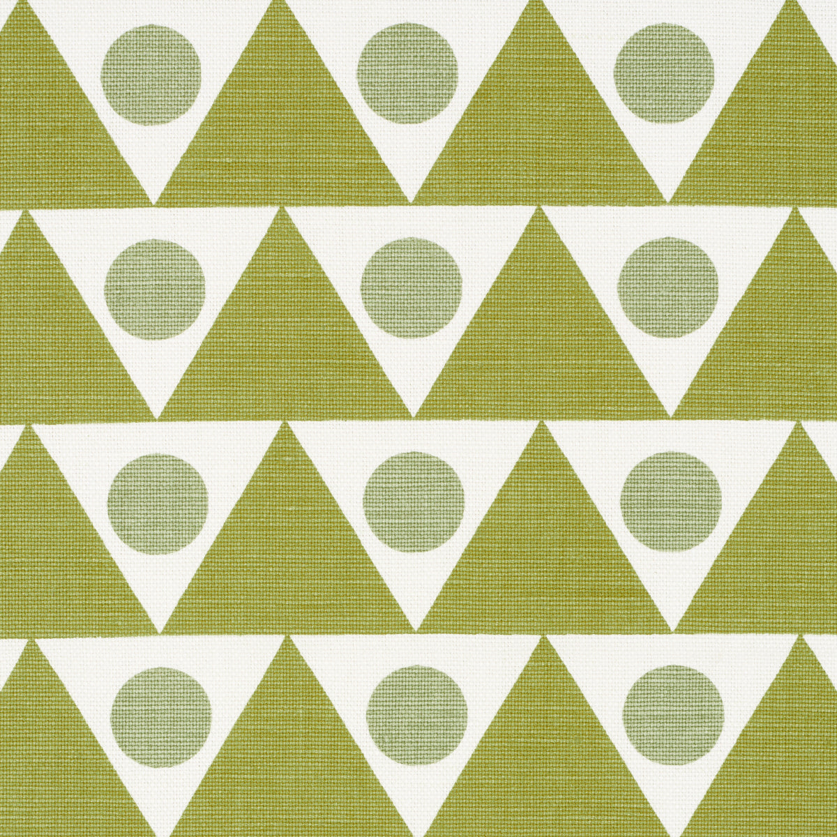 Schumacher 182221 PENNANT in GREEN Fabric - STUDIO BON