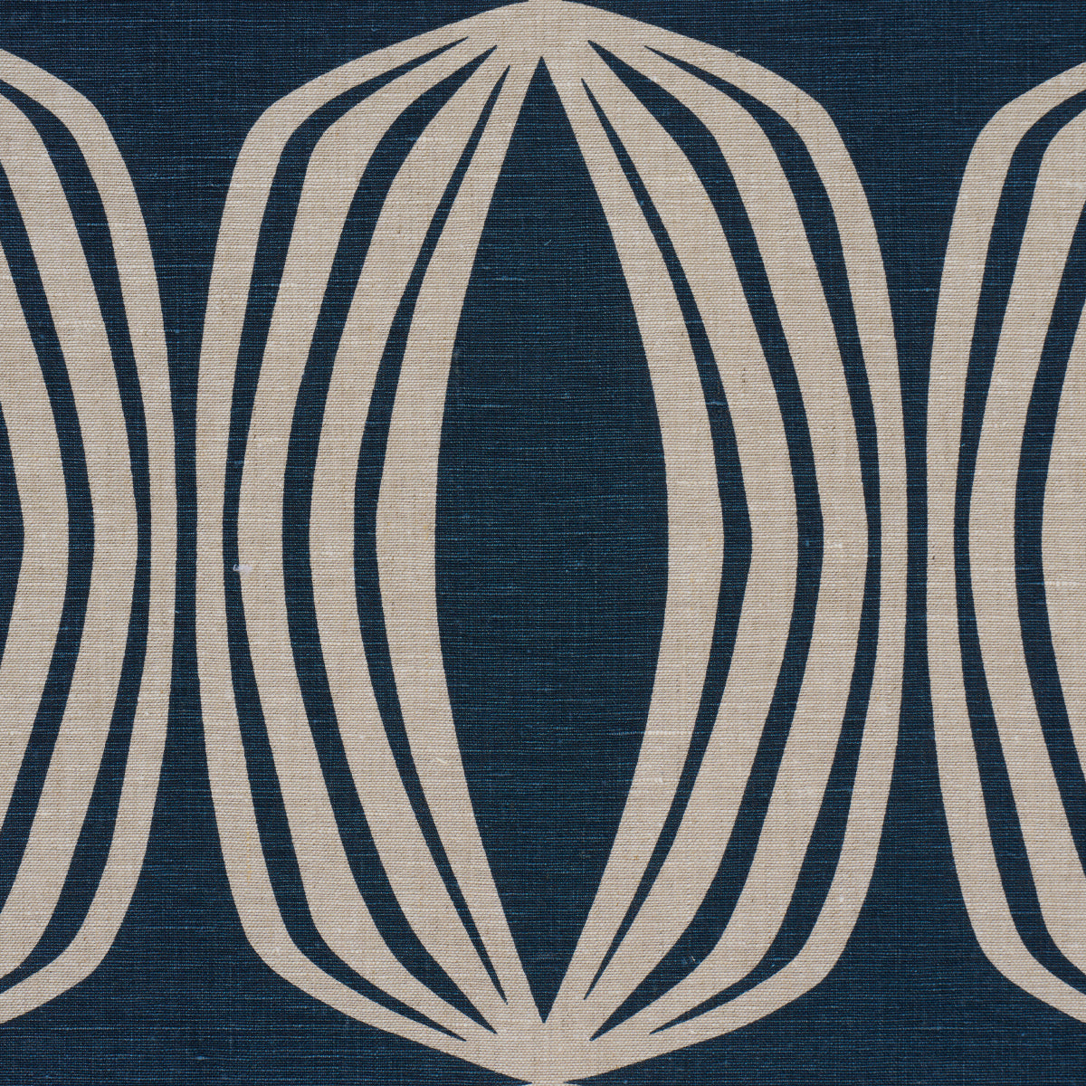 Schumacher 182322 FONTANA HAND PRINT in INDIGO Fabric - MESA