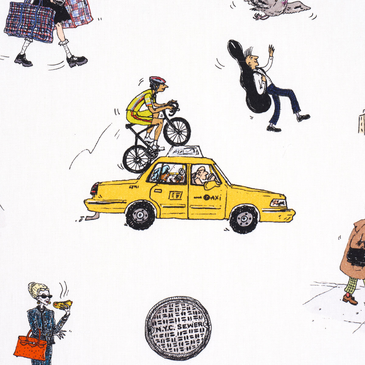 Eade’s MULTICOLOR ON WHITE