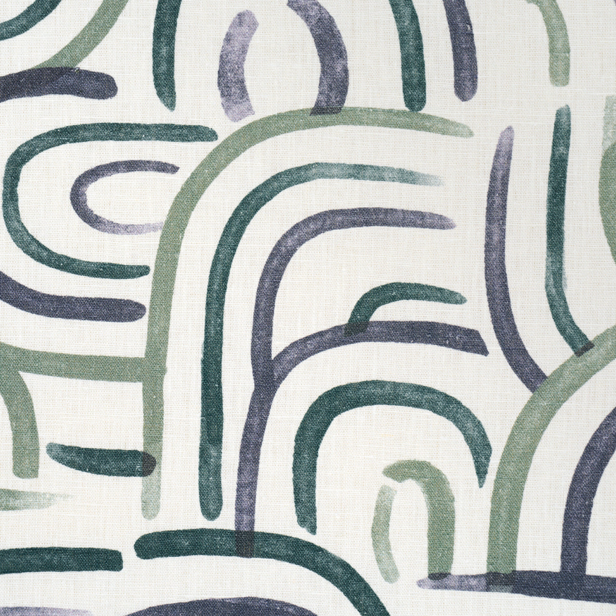 Schumacher 182361 NEW BEAT in BLUE & GREEN Fabric - BACKDROP