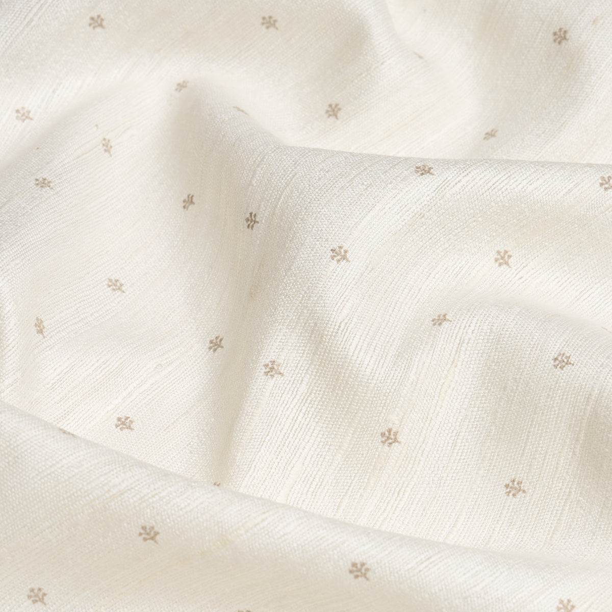 Schumacher 182680 ENGELMANN SILK HAND PRINT in FAWN Fabric -