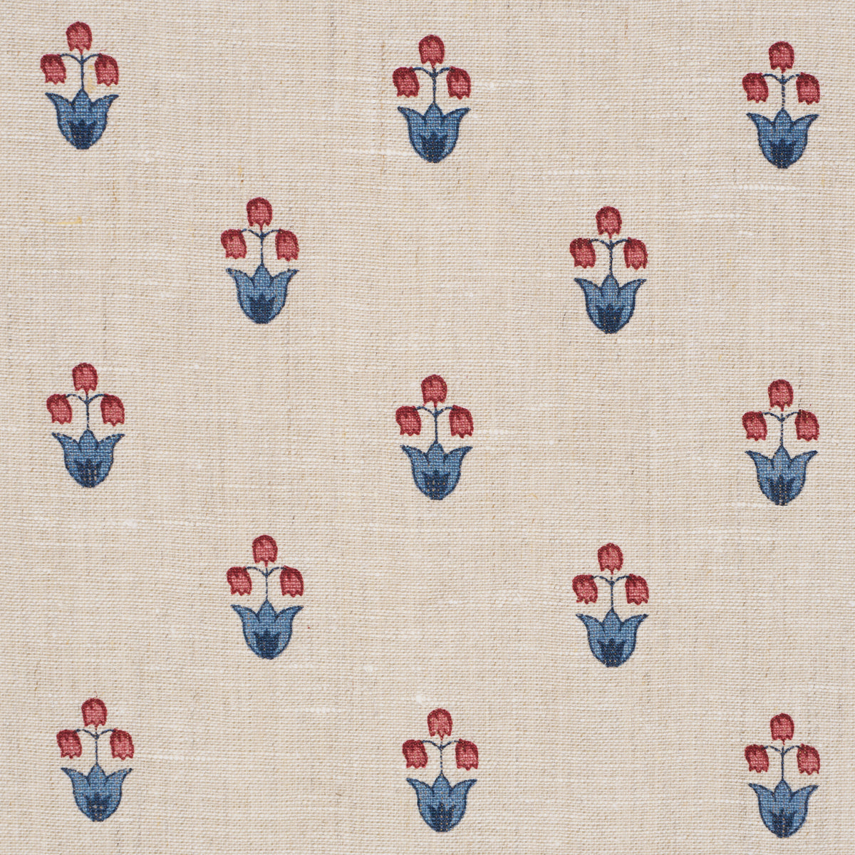 Schumacher 182720 MOIRA HAND PRINT in CERISE & INK Fabric -
