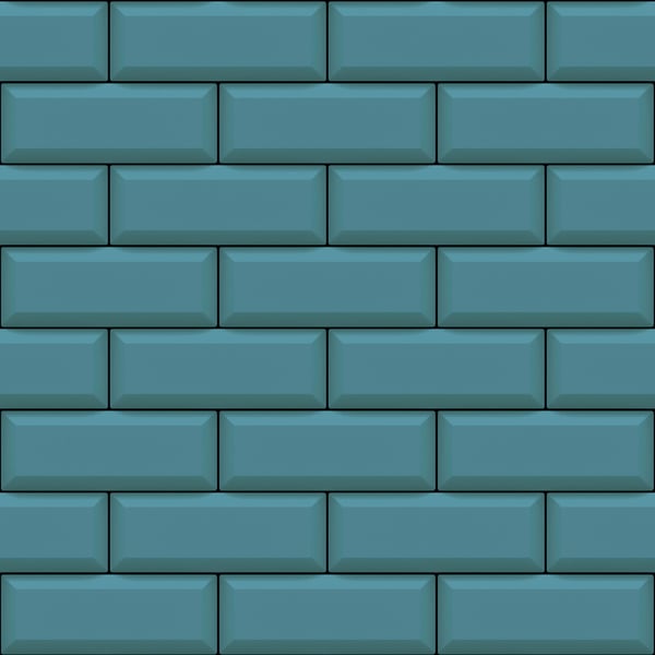 Galerie 18533 Blue Metro Tile - Eade's Wallpaper