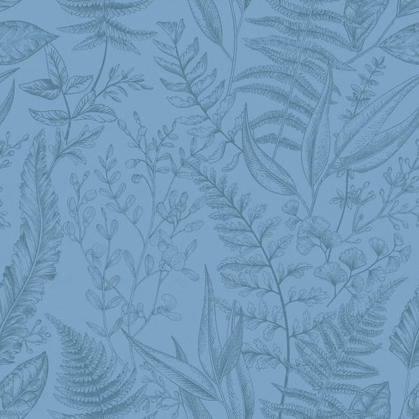 Galerie 18563 Blue Botanical - Eade's Wallpaper