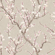 Galerie 1903-3 Beige Sakura Tree - Eade's Wallpaper