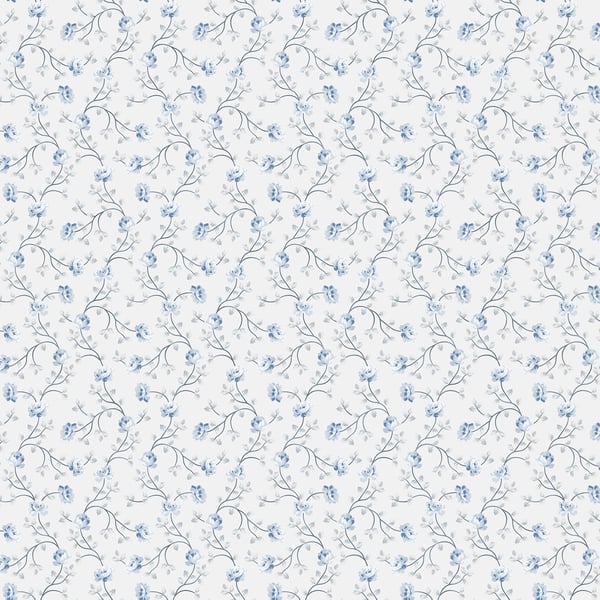 Galerie 1905-2 Blue Petit Flowers - Eade's Wallpaper