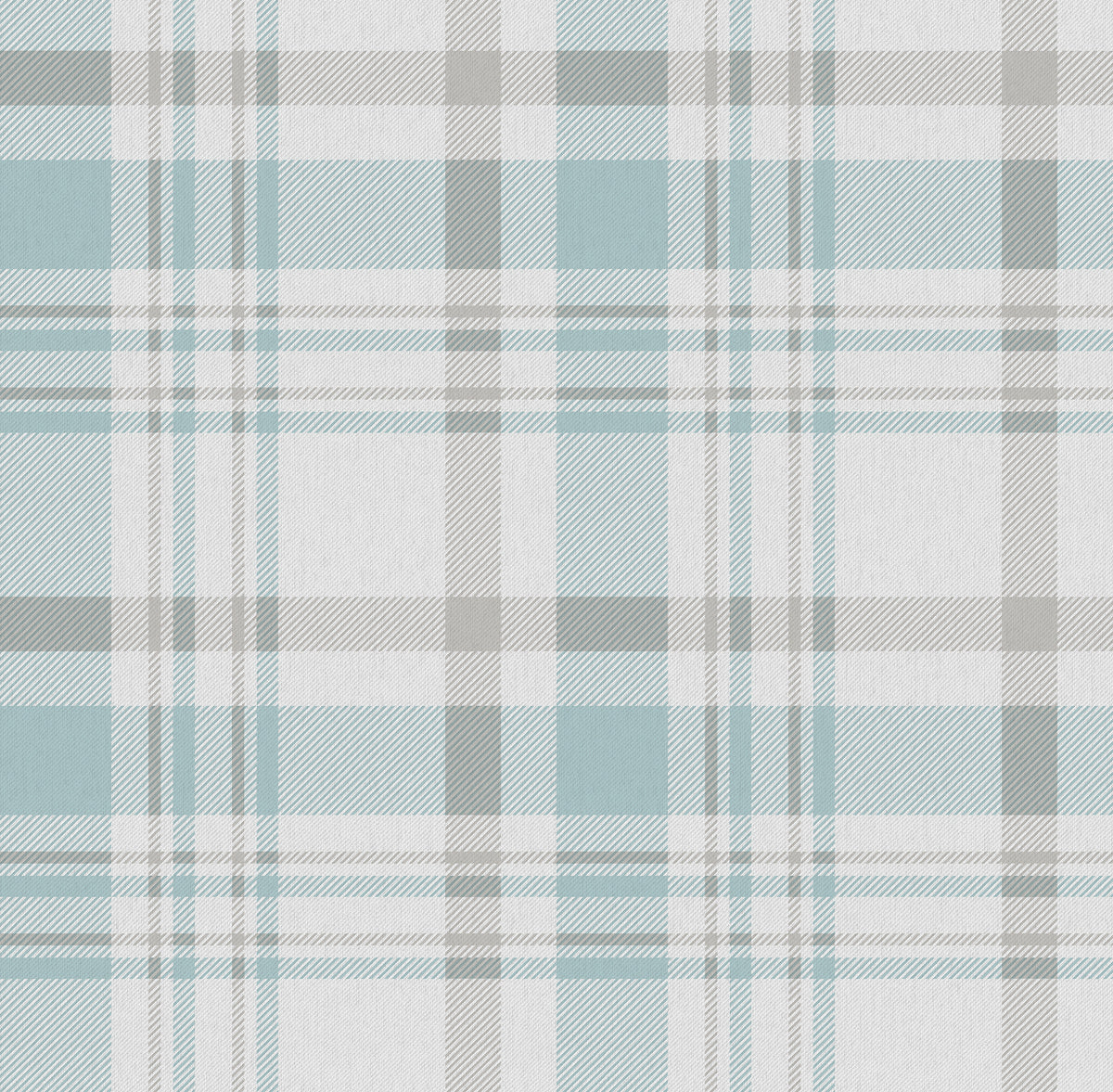 Galerie Spring Blossom Plaid Blue Wallpaper 1906-1