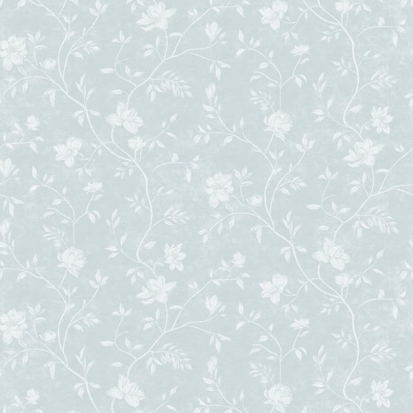 Galerie 1907-1 Blue Magnolia - Eade's Wallpaper