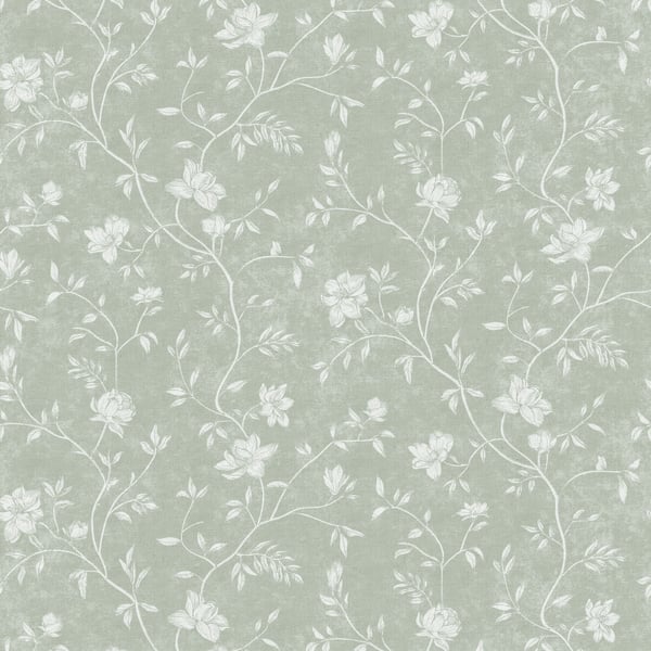Galerie 1907-5 Green Magnolia - Eade's Wallpaper