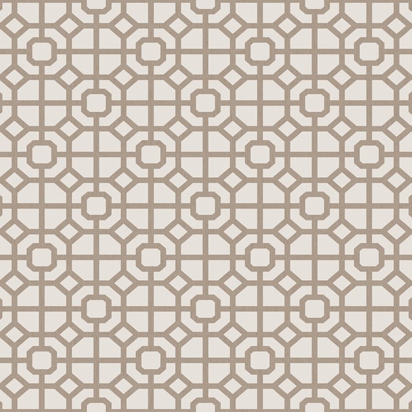 Galerie 1908-4 Beige Lattice - Eade's Wallpaper