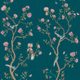 Galerie 1911-3 Blue Chinoiserie Mural - Eade's Wallpaper